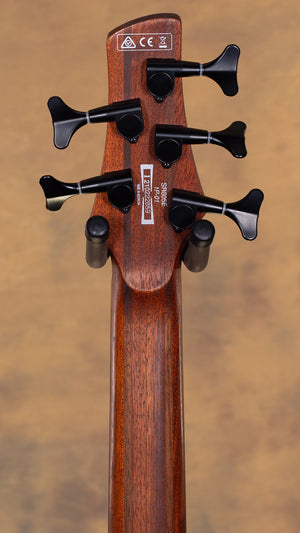 2021 Ibanez SR605E 5 String Bass Black Stained burst