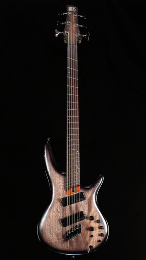 Ibanez Bass Workshop SRC6MS 6-string Multi-Scale Bass Black Stained Burst Low Gloss (609)