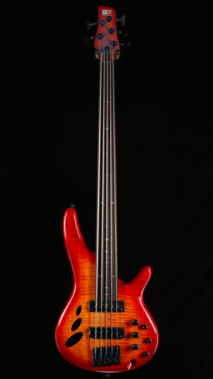 Ibanez SR Bass Workshop SRD905F Fretless 5-string Bass Brown Topaz Burst Low Gloss (091)