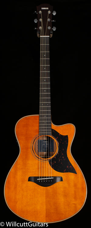 Yamaha AC3M Small Body Cutaway Acoustic Electric Vintage Natural (178)