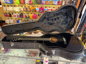 Fender CD-60 Dreadnought V3 w/Case, Walnut Fingerboard, Black DEMO