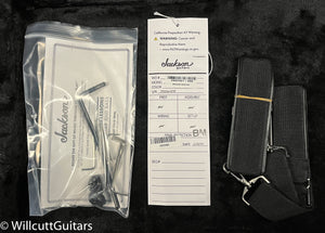 Jackson American Series Virtuoso Streaky Ebony Fingerboard Satin Black (838)