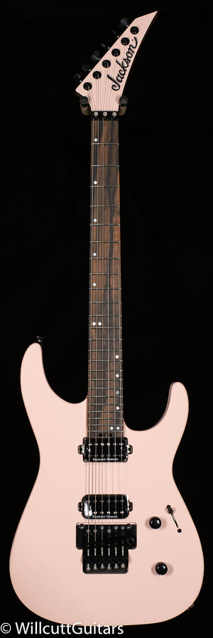Jackson American Series Virtuoso Streaked Ebony Fingerboard Satin Shell Pink (762)