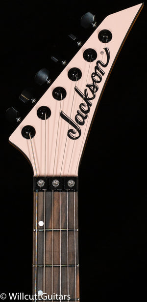 Jackson American Series Virtuoso Streaked Ebony Fingerboard Satin Shell Pink (762)