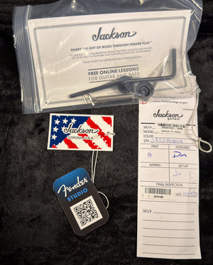 Jackson American Series Limited Edition Virtuoso Streaked Ebony Fingerboard Gold Rush (568)