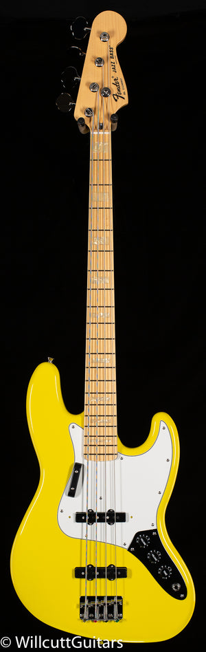 Fender Made in Japan Limited International Color Jazz Bass Maple Fingerboard Monaco Yellow (037)