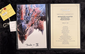 Fender Monster Hunter Rathalos Telecaster Rosewood Fingerboard Rathalos Red (594)