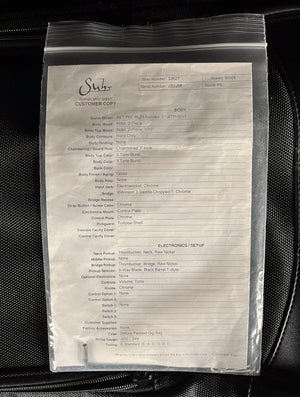 2017 Suhr Alt T Pro 3 Tone Burst