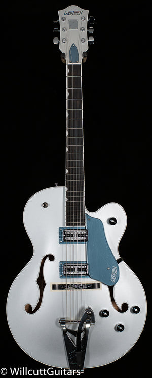 Gretsch G6118T-140 LTD 140th Double Platinum Anniversary Bigsby Two-Tone Pure Platinum/Stone Platinum (103)