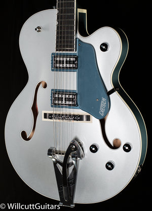 Gretsch G6118T-140 LTD 140th Double Platinum Anniversary Bigsby Two-Tone Pure Platinum/Stone Platinum (103)