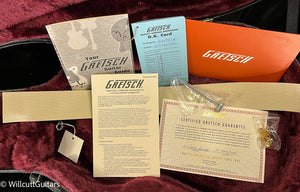 Gretsch G6134TG Limited Edition Paisley Penguin with String-Thru Bigsby Black Paisley (328)