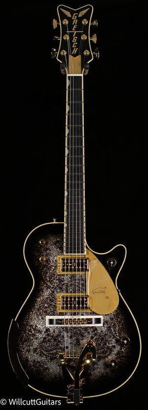 Gretsch G6134TG Limited Edition Paisley Penguin with String-Thru Bigsby Black Paisley (363)