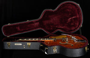 Gretsch G6120TGQM-56 Limited Edition Quilt Classic Chet Atkins Hollow Body with Bigsby Roundup Orange Stain Lacquer (084)