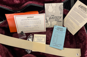 Gretsch G6120TGQM-56 Limited Edition Quilt Classic Chet Atkins Hollow Body with Bigsby Roundup Orange Stain Lacquer (084)