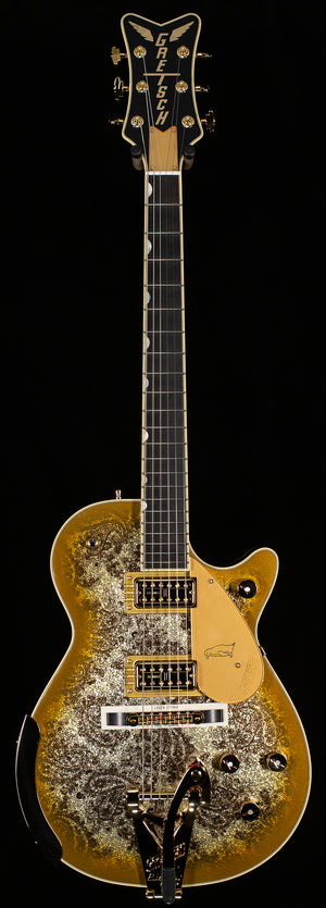 Gretsch G6134TG Limited Edition Paisley Penguin with String-Thru Bigsby Gold Paisley (208)