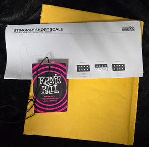 Ernie Ball Music Man StingRay Short Scale Bass Trans Blue (348)