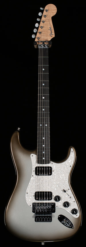 Fender Custom Shop Masterbuilt Kyle McMillin Floyd Rose Stratocaster NOS Trans Black Burst on Inca Silver (249)