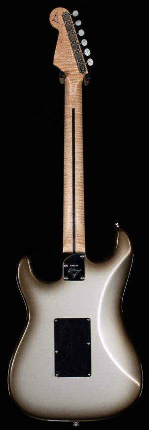 Fender Custom Shop Masterbuilt Kyle McMillin Floyd Rose Stratocaster NOS Trans Black Burst on Inca Silver (249)