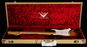 Fender Custom Shop Limited Edition 70th Anniversary Fat '54 Strat Relic/Closet Classic Hardware Chocolate 2-Color Sunburst (191)