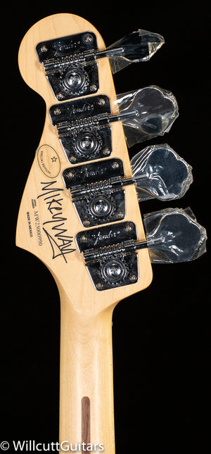 Fender Limited Edition Mikey Way Jazz Bass Silver Sparkle (990)