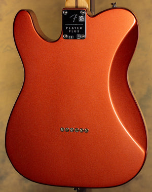 2021 Fender Player Plus Telecaster Aged Candy Apple Red Maple