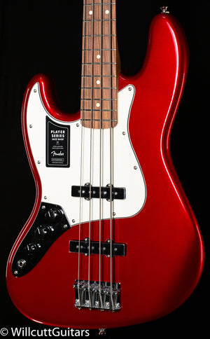 Fender Player Jazz Bass Pau Ferro Fingerboard Candy Apple Red Lefty (085)