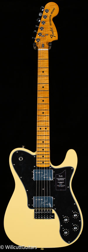 Fender Vintera II '70s Telecaster Deluxe with Tremolo Maple Fingerboard Vintage White (341)