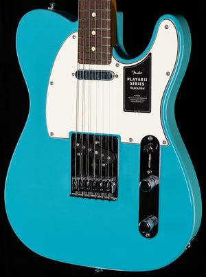 Fender Player II Telecaster Rosewood Fingerboard Aquatone Blue (701)