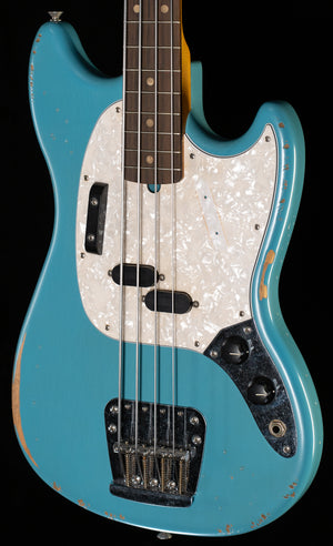 Fender JMJ Road Worn Mustang Bass Rosewood Fingerboard Faded Daphne Blue (424)