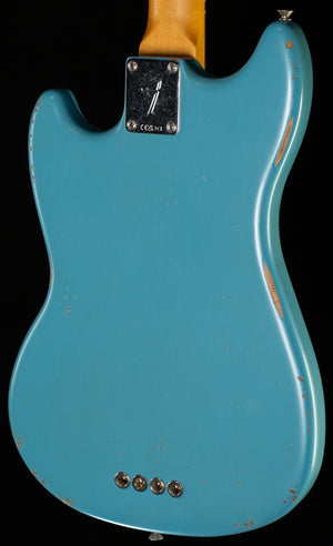 Fender JMJ Road Worn Mustang Bass Rosewood Fingerboard Faded Daphne Blue (424)