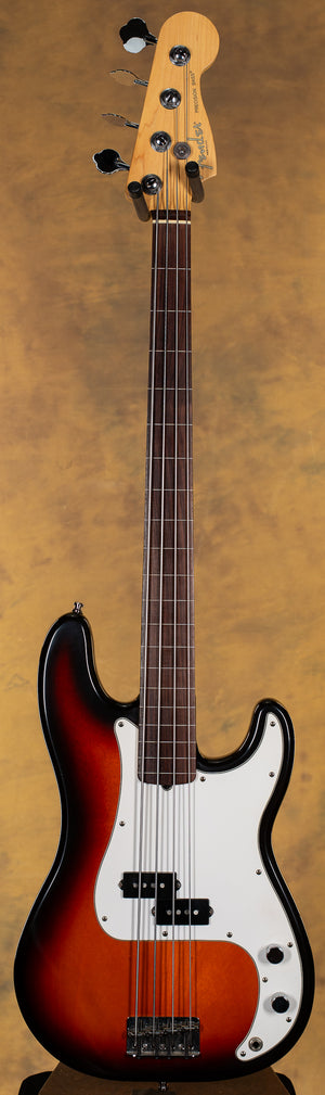 1995 Fender American Standard Precision Bass Fretless Sunburst