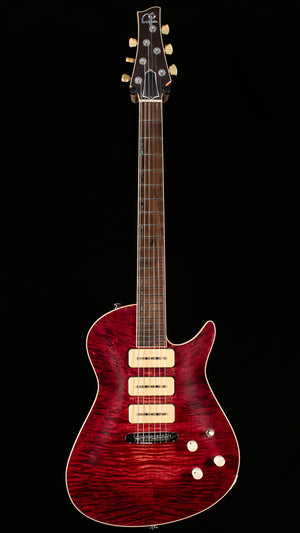 Giffin Valiant H/B 3-Pickup Red Burst Oil/Wax Brazilian Rosewood (NOSN)