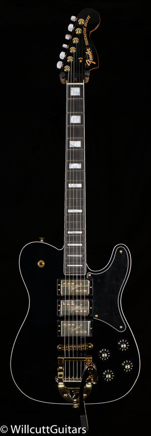 Fender Parallel Universe Volume II Troublemaker Tele Deluxe with Bigsby Ebony Fingerboard Black (357)