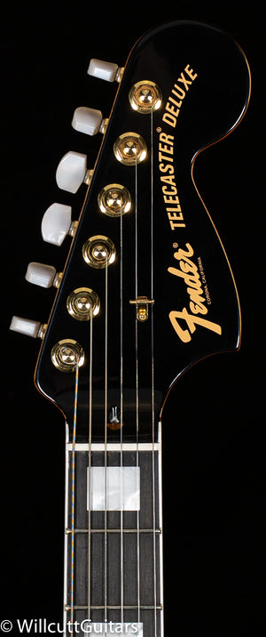 Fender Parallel Universe Volume II Troublemaker Tele Deluxe with Bigsby, Ebony Fingerboard, Black (215)