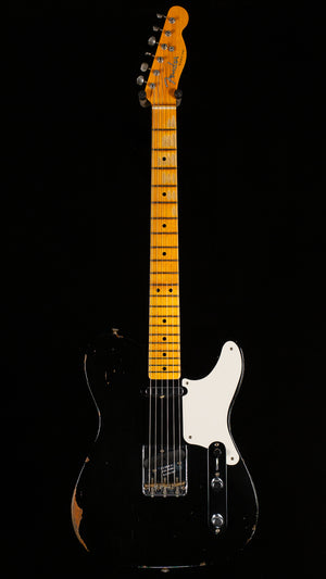 Fender Custom Shop 2019 LTD ROASTED PINE Double Esquire Relic - Aged Black