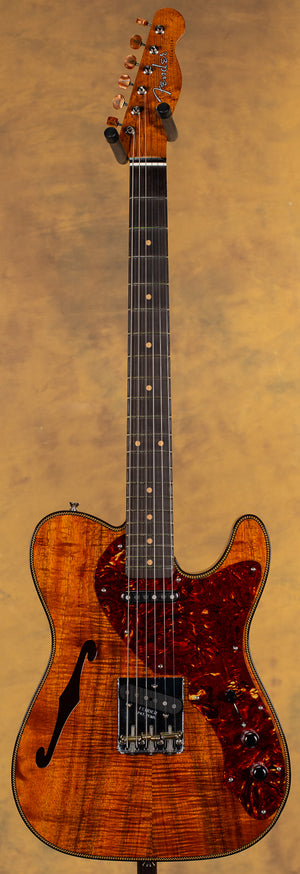 2019 Fender Custom Shop Artisan Koa Thinline Tele NOS
