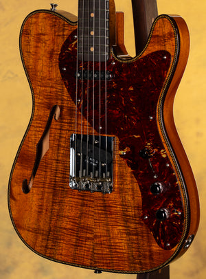 2019 Fender Custom Shop Artisan Koa Thinline Tele NOS