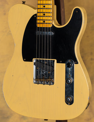2022 Fender Custom Shop Willcutt Exclusive 4/54 Blackguard Telecaster Relic Blonde 10/56 "V"