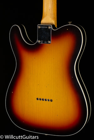 Fender Custom Shop 1960 Telecaster Custom Journeyman Relic 3-Tone Sunburst (606)