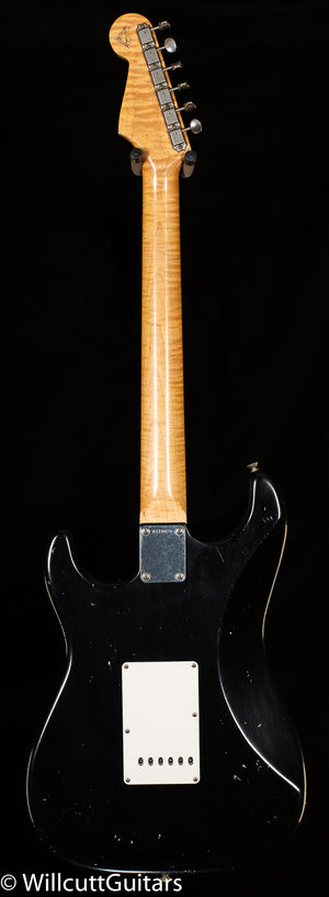 Fender Custom Shop TRUE '62 STRAT JRN MBDG '59 C BLK BRAZ (029)