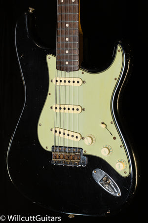 Fender Custom Shop TRUE '62 STRAT JRN MBDG '59 C BLK BRAZ (029)