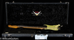 Fender Custom Shop TRUE '62 STRAT JRN MBDG '59 C BLK BRAZ (029)