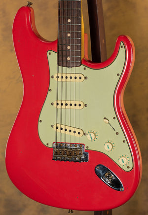 2022 Fender Custom Shop Willcutt True '62 Stratocaster Journeyman Relic Fiesta Red Large C