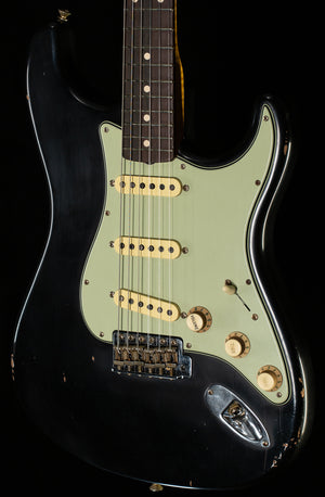 Fender Custom Shop Masterbuilt Andy Hicks True '62 Strat Journeyman Black Brazilian 59 C (892)