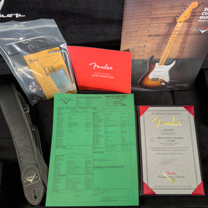 Fender Custom Shop Masterbuilt Andy Hicks True '62 Strat Journeyman Black Brazilian 59 C (892)