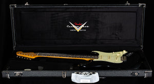 Fender Custom Shop Willcutt True '62 Stratocaster Journeyman Relic Black 60s Oval C (897)