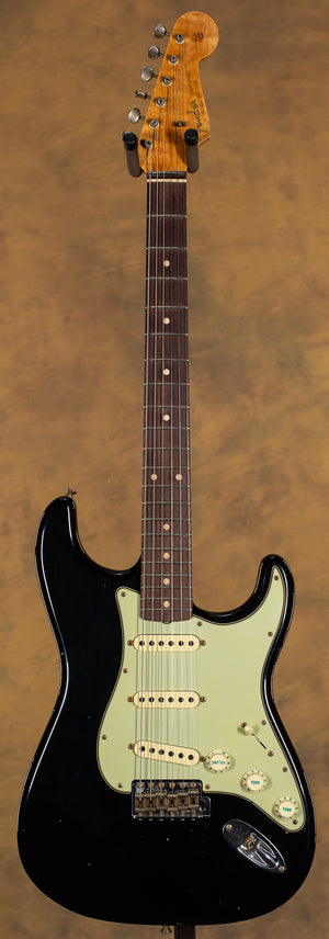 2022 Fender Custom Shop Willcutt True '62 Stratocaster Journeyman Relic Black Large C