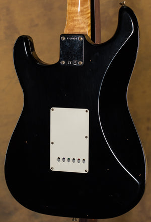 2022 Fender Custom Shop Willcutt True '62 Stratocaster Journeyman Relic Black Large C