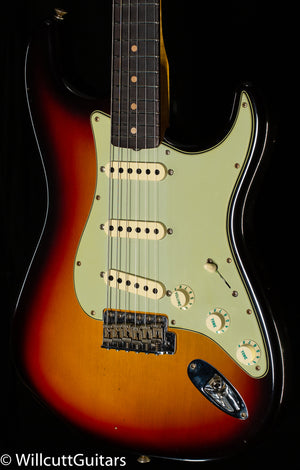 Fender Custom Shop Willcutt True '62 Stratocaster Journeyman Relic 3-Tone Sunburst 60s Oval C (900)
