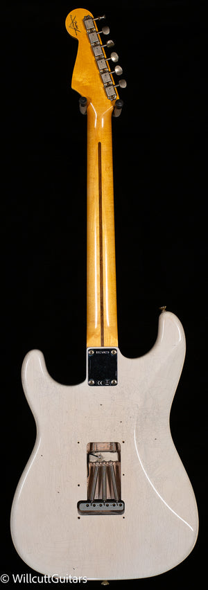 Fender Custom Shop Willcutt True '57 Stratocaster Journeyman Relic White Blonde 65 C (823)